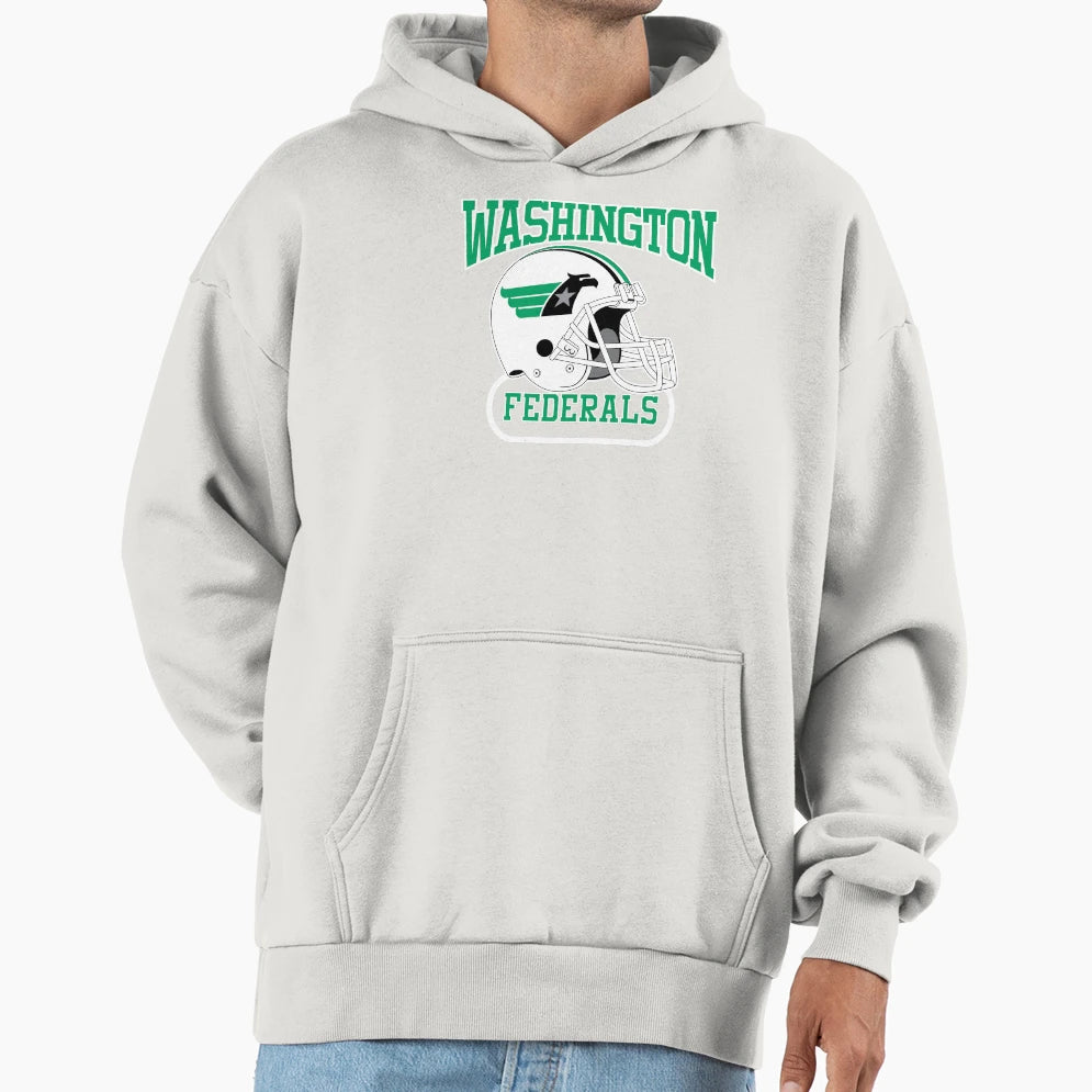 Washington Federals Helmet Hoodie - Unique Graphic for Adults - T-Shirt, Sweatshirt, Hoodie