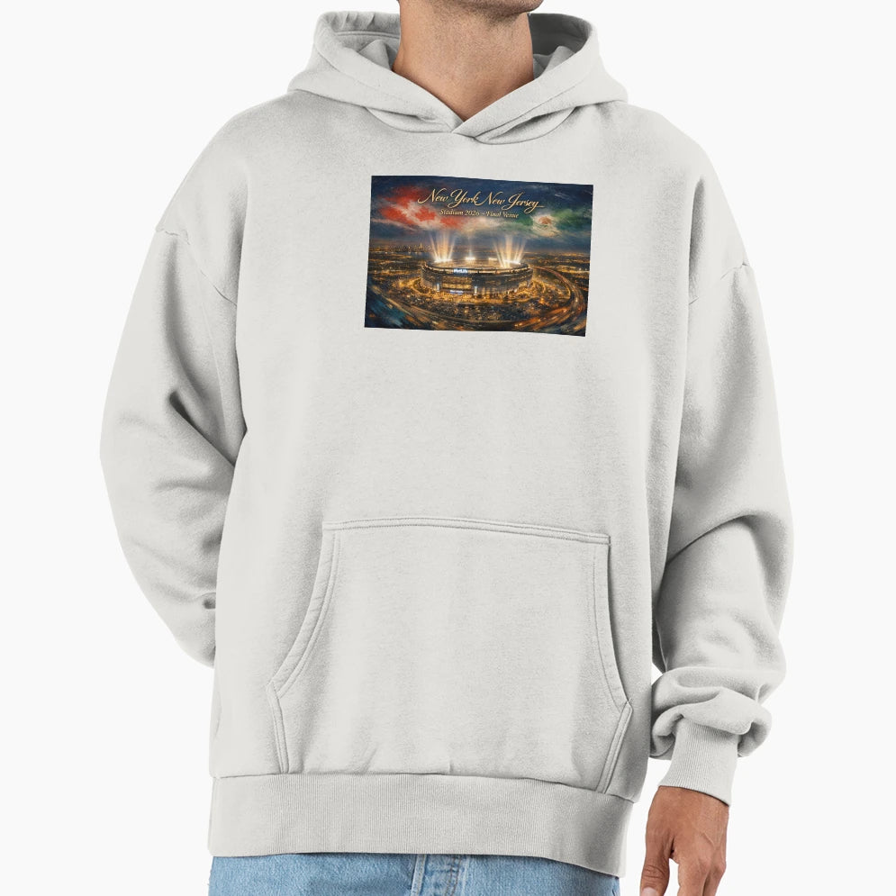 Metlife Stadium Night Elegant And Hoodie - Fun Novelty Design for Adults - T-Shirt, Sweatshirt, Hoodie