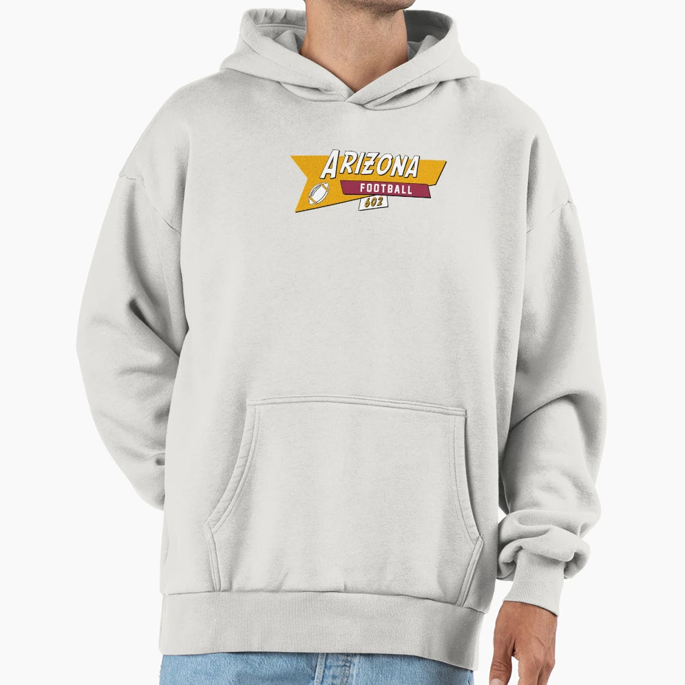 Arizona 90S Football Hoodie - Graphic Print for Adults - T-Shirt, Sweatshirt, Hoodie