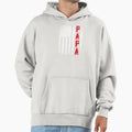 Papa Us Flag Veteran Military Dad Hoodie - Trendy Graphic Men Women - T-Shirt, Sweatshirt, Hoodie