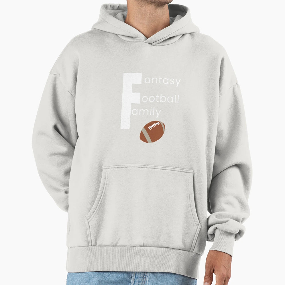 Fantasy Football Family Fun Football Hoodie - Unique Graphic Unisex - T-Shirt, Sweatshirt, Hoodie