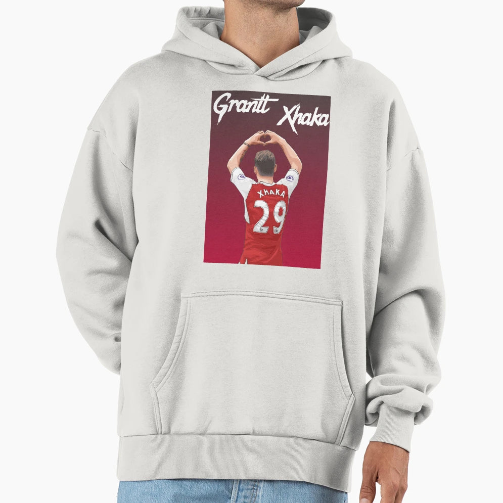 Granit Xhaka Hoodie - Graphic Print for Adults - T-Shirt, Sweatshirt, Hoodie