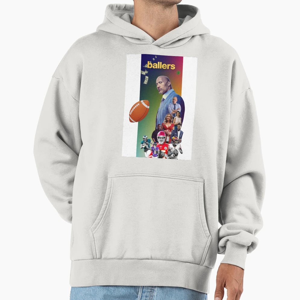 Ballers Digital Art Hoodie - Streetwear Style for Adults - T-Shirt, Sweatshirt, Hoodie