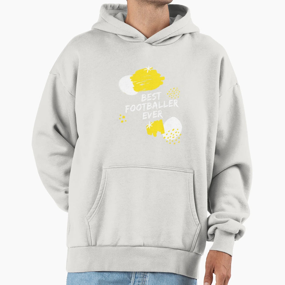 Hq Best Footballer Ever Hoodie - Streetwear Style for Adults - T-Shirt, Sweatshirt, Hoodie