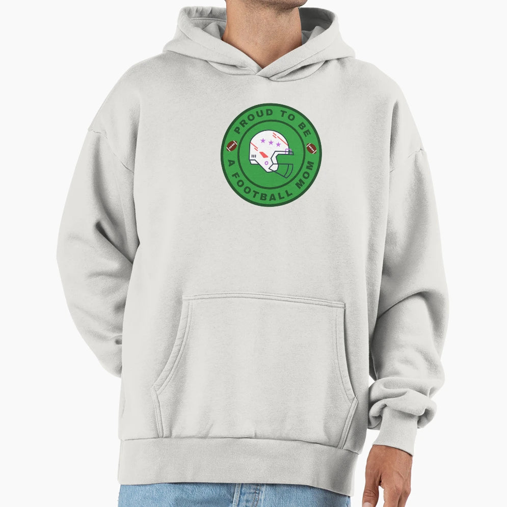 Proud To Be Football Mom Hoodie - Graphic Print Men Women - T-Shirt, Sweatshirt, Hoodie