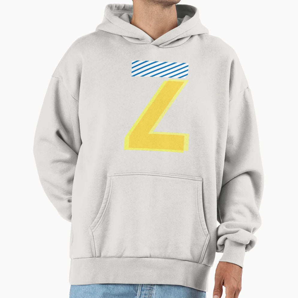Yellow And Blue Zeta Z Hoodie - Trendy Graphic Men Women - T-Shirt, Sweatshirt, Hoodie