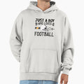 Just Who Loves Football Hoodie - Novelty Apparel Unisex - T-Shirt, Sweatshirt, Hoodie