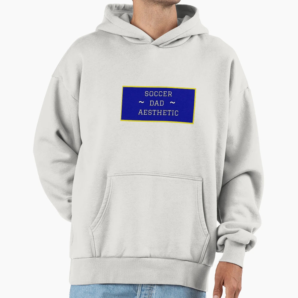 Soccer Dad Aesthetic Hoodie - Fun Novelty Design for Adults - T-Shirt, Sweatshirt, Hoodie