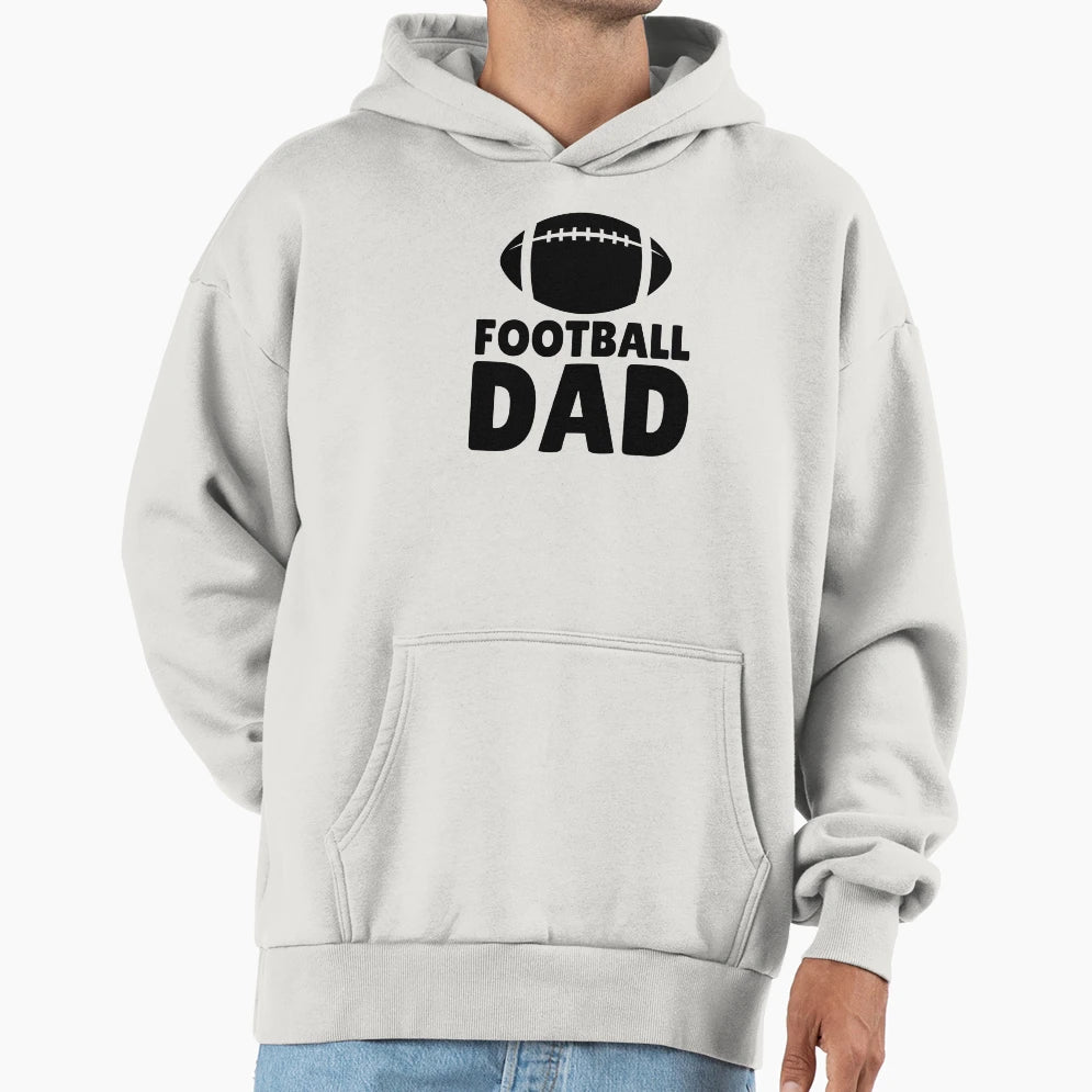 Football Dad Hoodie - Graphic Print for Adults - T-Shirt, Sweatshirt, Hoodie