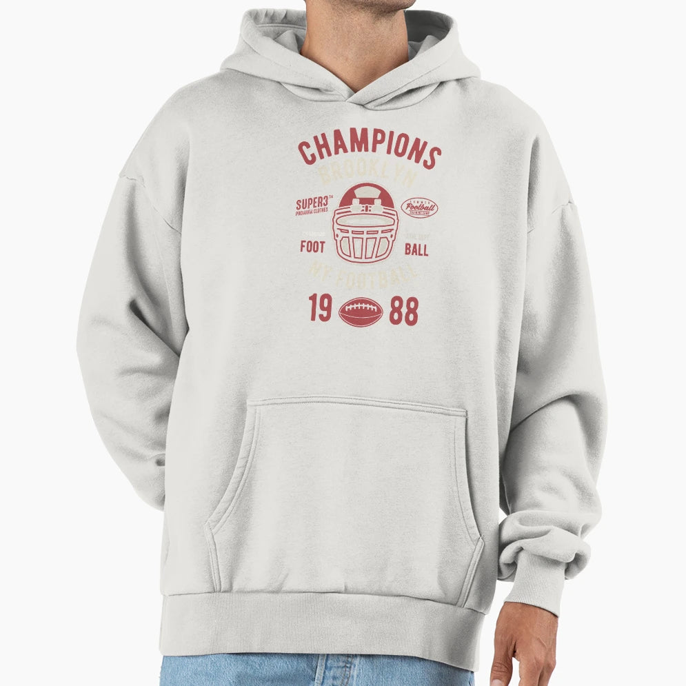 Football Champion Hoodie - Unique Graphic Unisex - T-Shirt, Sweatshirt, Hoodie