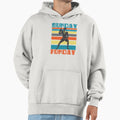 Sunday Funday Football Fans Football Hoodie - Minimalist Print for Adults - T-Shirt, Sweatshirt, Hoodie