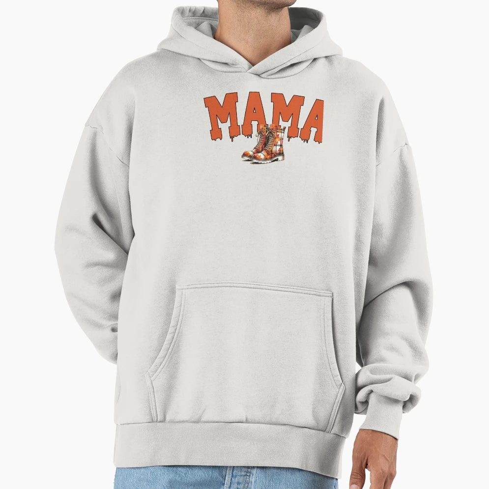 Mama Halloween Boots Cozy Fall Halloween T-Shirt - Streetwear Style Unisex - T-Shirt, Sweatshirt, Hoodie
