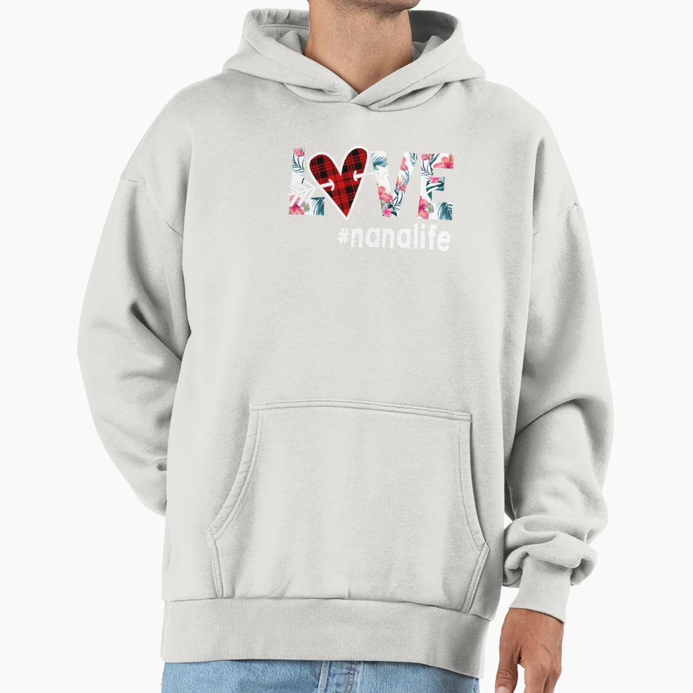 Love Nana Llife Grandma Gift T-Shirt - Unique Graphic Men Women - T-Shirt, Sweatshirt, Hoodie