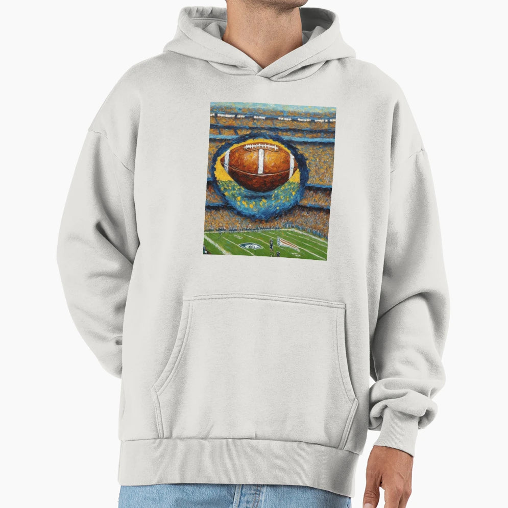 American Football Ball Hoodie - Novelty Apparel for Adults - T-Shirt, Sweatshirt, Hoodie