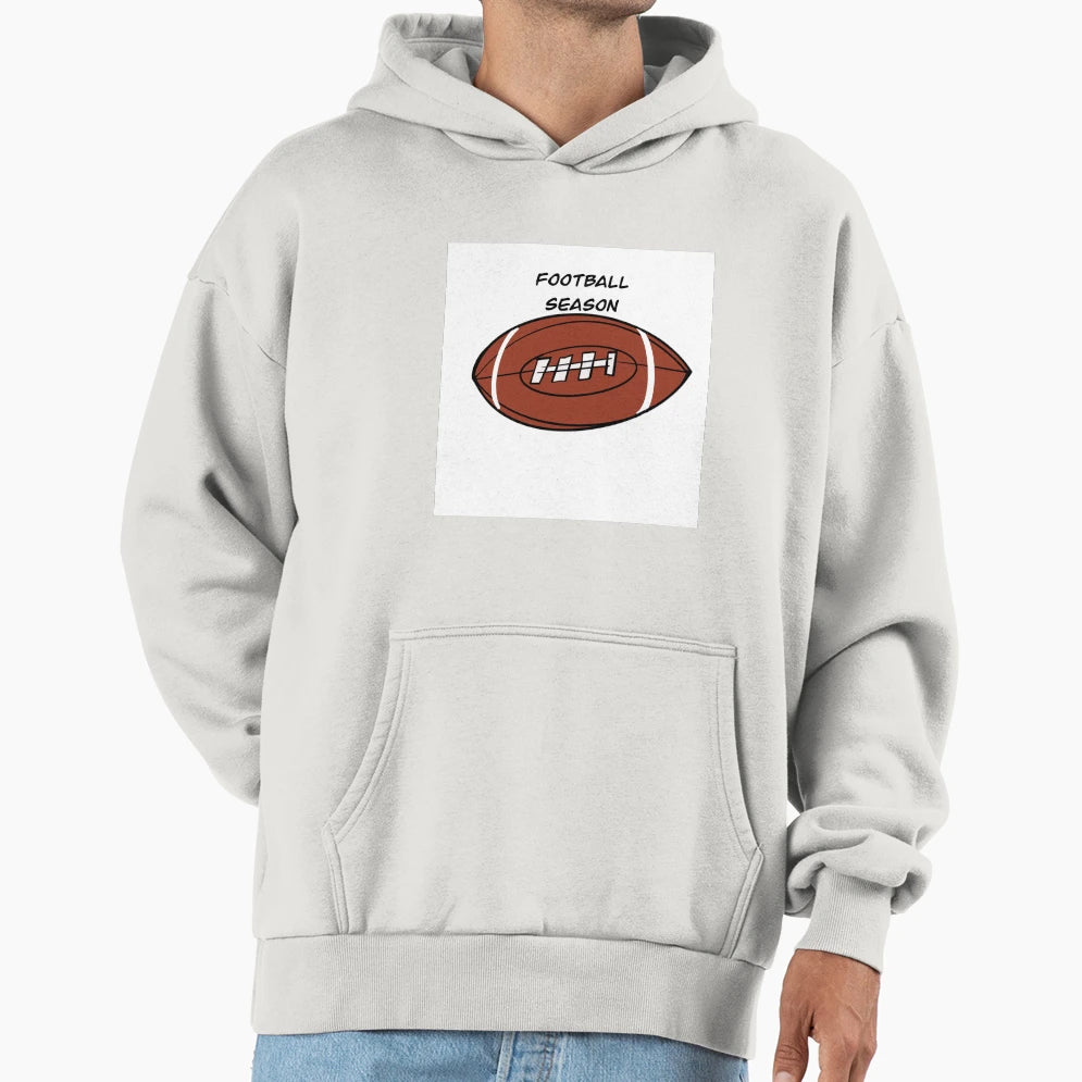 Football Season Hoodie - Trendy Graphic Men Women - T-Shirt, Sweatshirt, Hoodie
