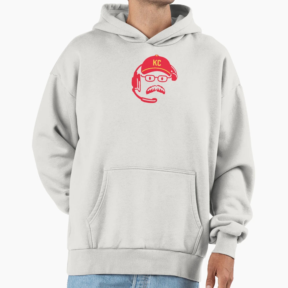 Kansas City Chiefs Andy Reid Hoodie - Novelty Apparel for Adults - T-Shirt, Sweatshirt, Hoodie