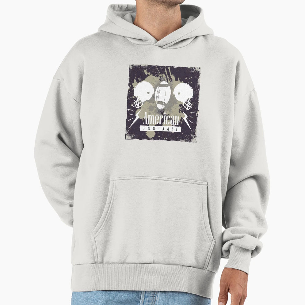 American Football Hoodie - Graphic Print Unisex - T-Shirt, Sweatshirt, Hoodie