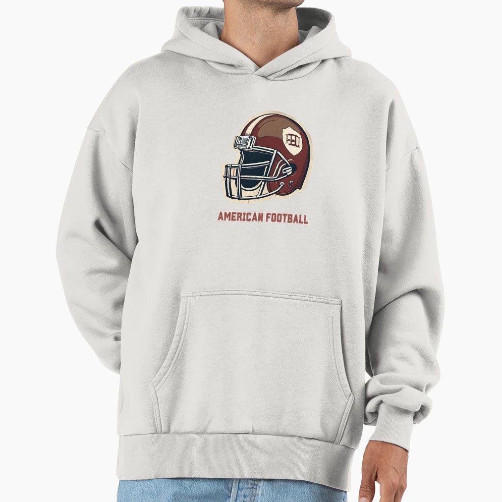 American Football Illustration Hoodie - Casual Everyday Wear for Adults - T-Shirt, Sweatshirt, Hoodie