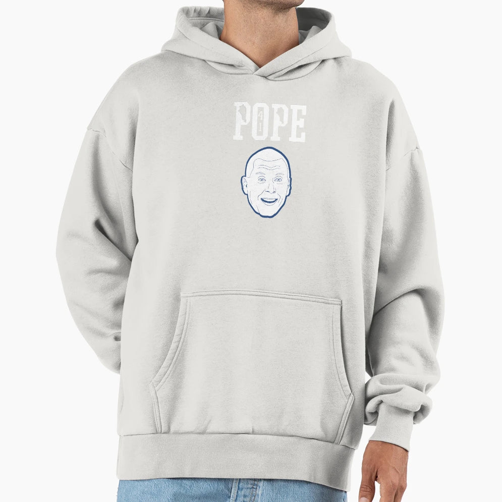 Mark Pope Face White Font Hoodie - Unique Graphic Unisex - T-Shirt, Sweatshirt, Hoodie