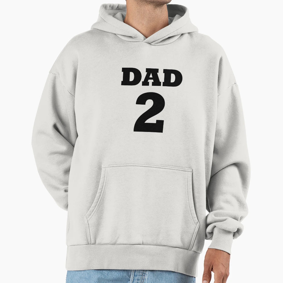 Dad 1 Children Funny Father Day Gift Hoodie - Novelty Apparel for Adults - T-Shirt, Sweatshirt, Hoodie