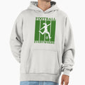 Football Eveywhere Hoodie - Custom Art Print for Adults - T-Shirt, Sweatshirt, Hoodie