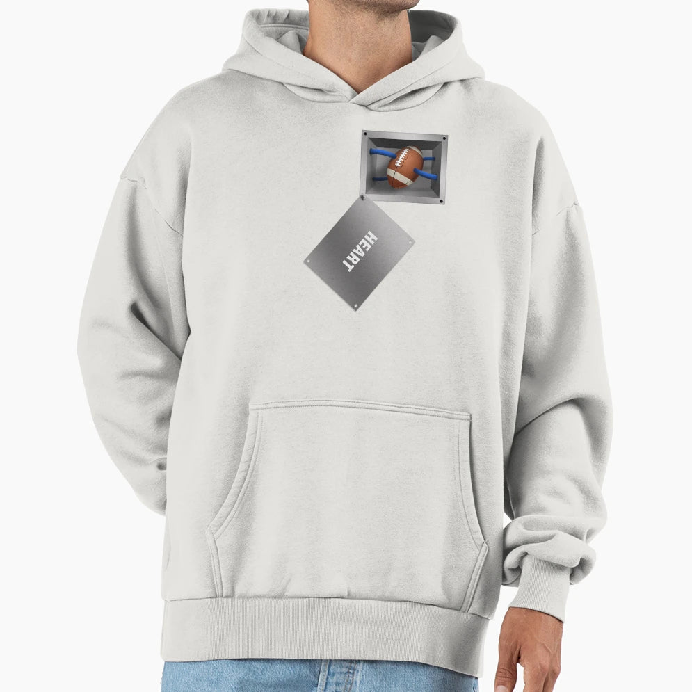 Love Football Hoodie - Streetwear Style Unisex - T-Shirt, Sweatshirt, Hoodie