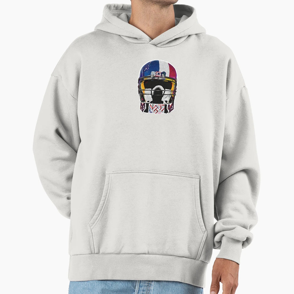 Easy Rider American Football Helmet Hoodie - Novelty Apparel Unisex - T-Shirt, Sweatshirt, Hoodie