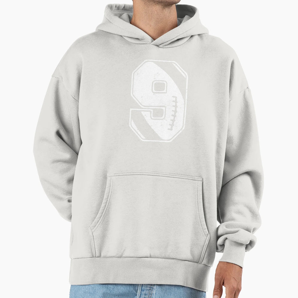 Football 9 Hoodie - Casual Everyday Wear for Adults - T-Shirt, Sweatshirt, Hoodie