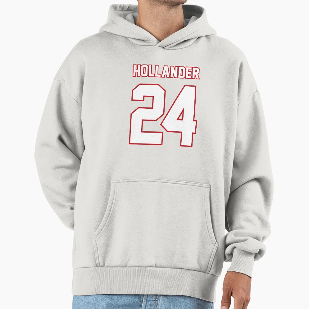 Shane Hollander 24 Fan Hockey Jersey Hoodie - Minimalist Print Unisex - T-Shirt, Sweatshirt, Hoodie