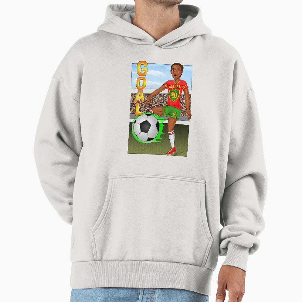 Soccer Hoodie - Minimalist Print Men Women - T-Shirt, Sweatshirt, Hoodie