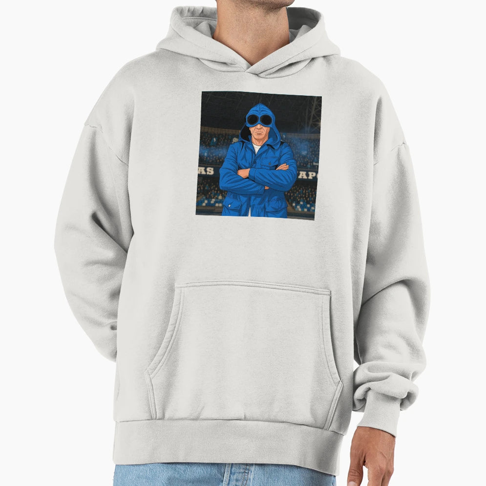 Napoli Curva Una Famiglia Una Fede Hoodie - Minimalist Print Men Women - T-Shirt, Sweatshirt, Hoodie