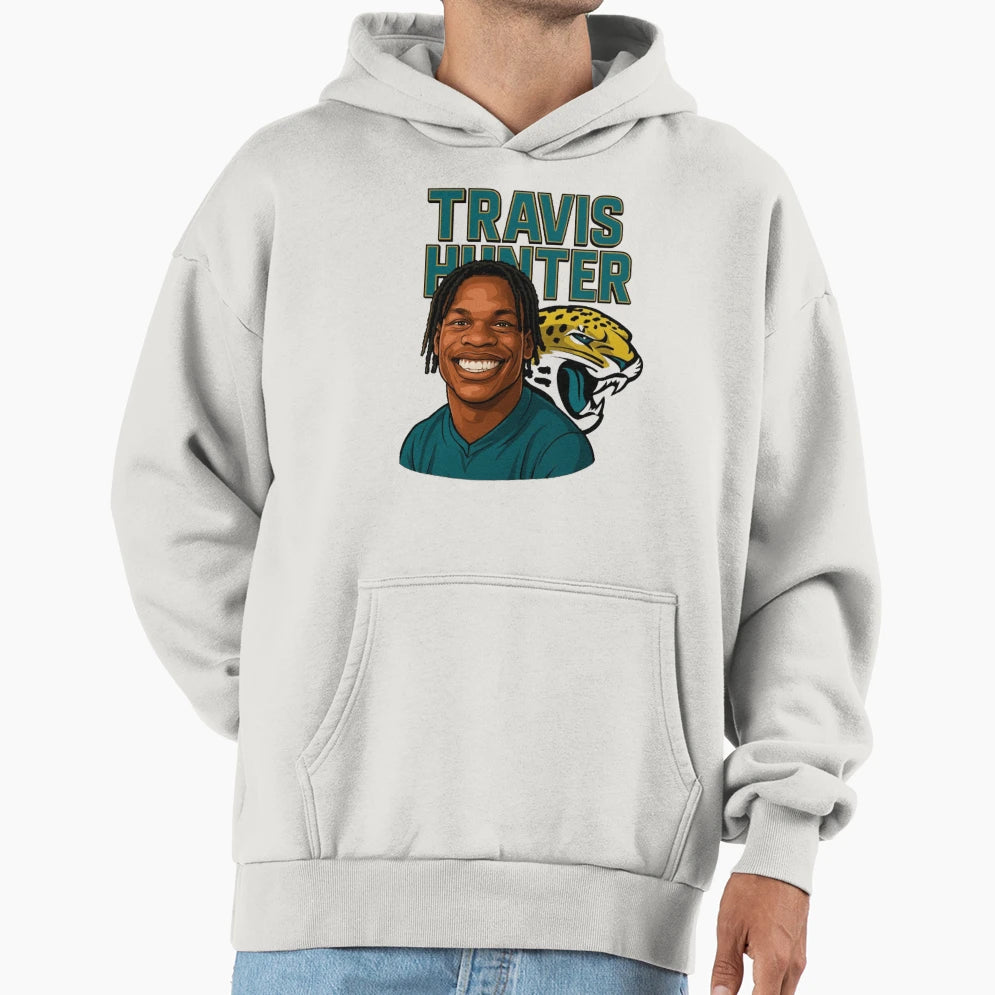 Travis Hunter Hoodie - Trendy Graphic for Adults - T-Shirt, Sweatshirt, Hoodie