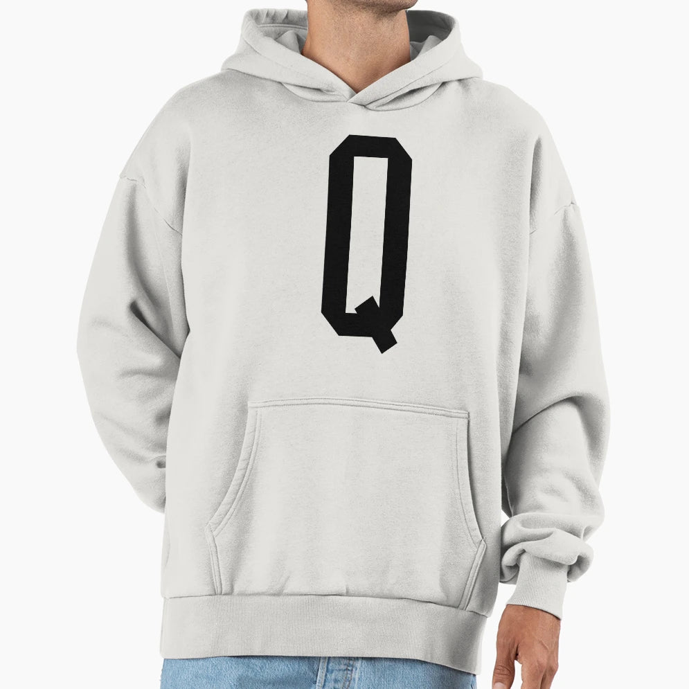 Letter Q T-Shirt - Fun Novelty Design for Adults - T-Shirt, Sweatshirt, Hoodie