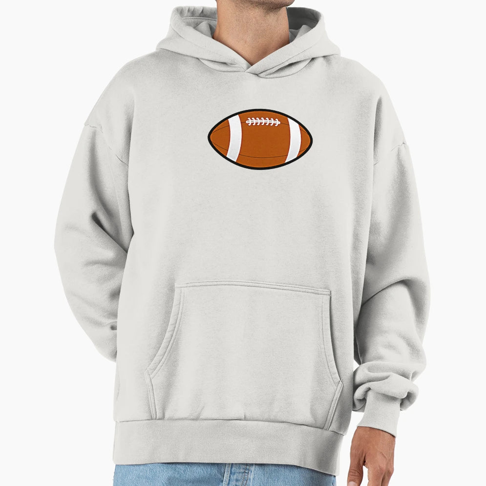 American Football Leather Ball Sports Hoodie - Trendy Graphic for Adults - T-Shirt, Sweatshirt, Hoodie