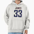 James 33 Hoodie - Fun Novelty Design Unisex - T-Shirt, Sweatshirt, Hoodie