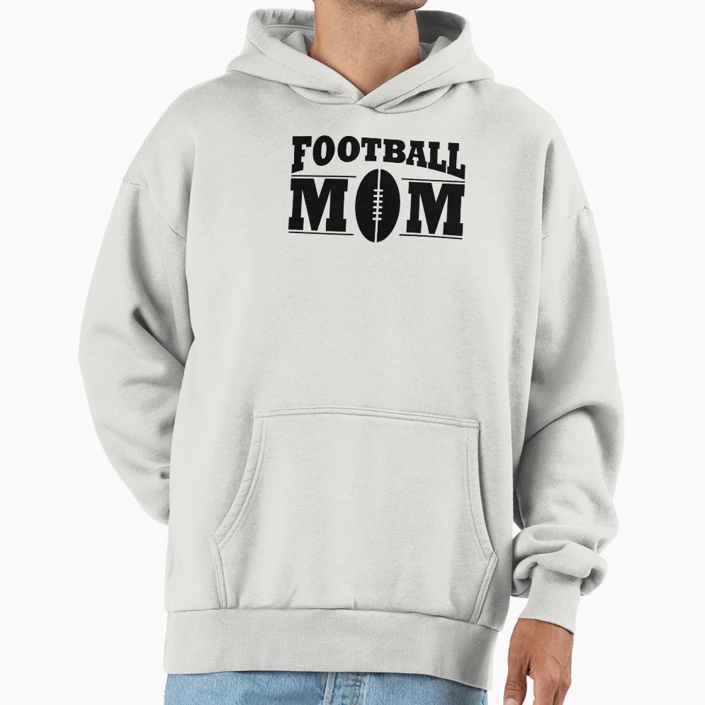Football Mom Hoodie - Unique Graphic Men Women - T-Shirt, Sweatshirt, Hoodie