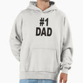 1 Dad Hoodie - Trendy Graphic for Adults - T-Shirt, Sweatshirt, Hoodie
