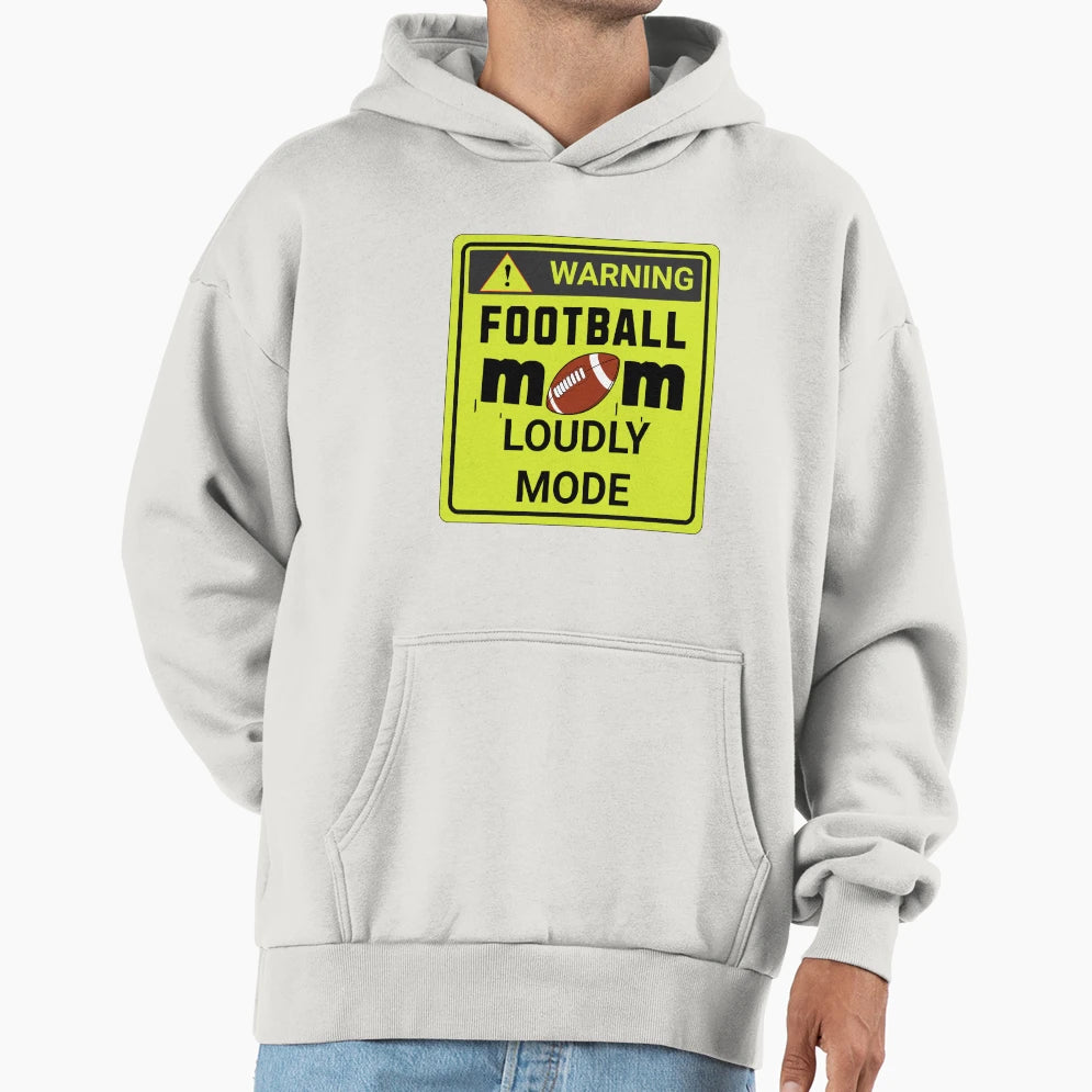 Football Mom Hoodie - Custom Art Print for Adults - T-Shirt, Sweatshirt, Hoodie