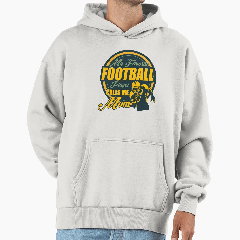 American Football Player Footballer Team Hoodie - Novelty Apparel Unisex - T-Shirt, Sweatshirt, Hoodie