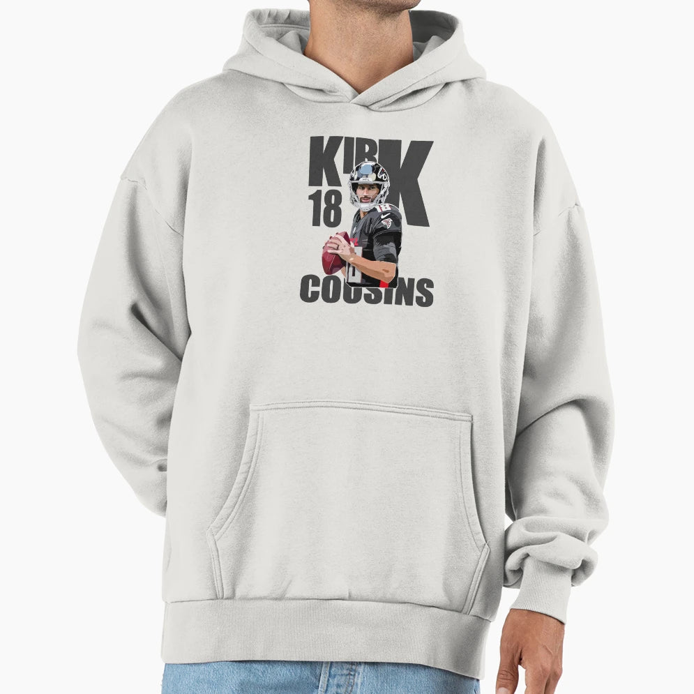 Kirk Cousins 18 Kirko Football Fan Hoodie - Streetwear Style Unisex - T-Shirt, Sweatshirt, Hoodie