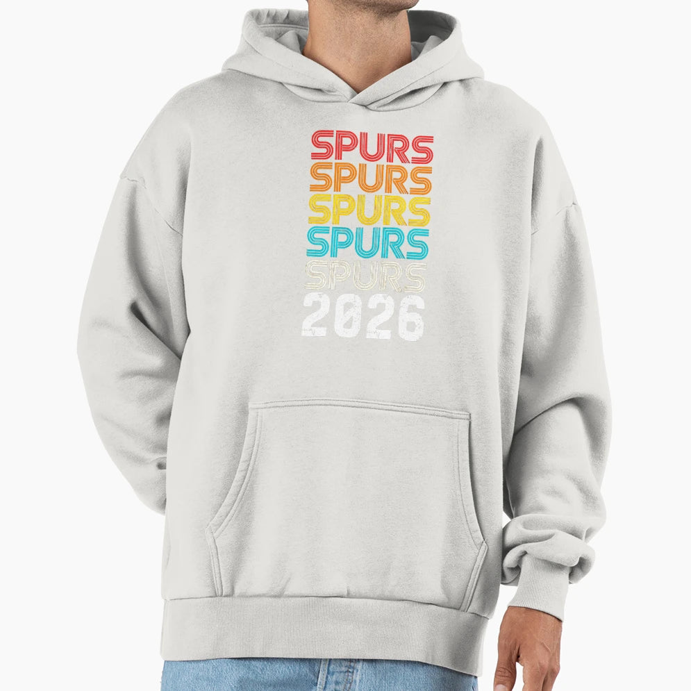 San Antonio Spurs 2026 Hoodie - Graphic Print Unisex - T-Shirt, Sweatshirt, Hoodie