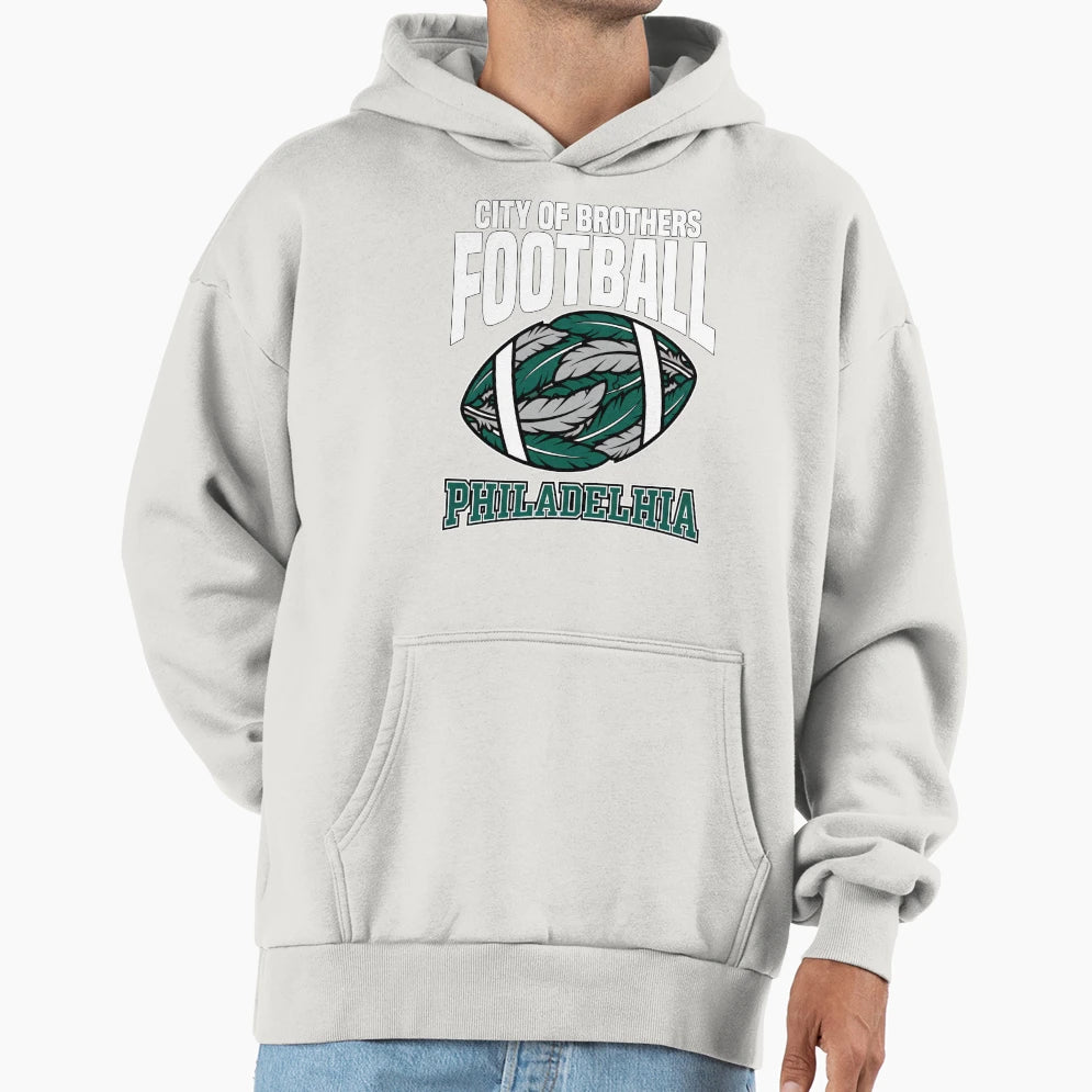 City Brothers Football Philadelphia Football Hoodie - Unique Graphic Unisex - T-Shirt, Sweatshirt, Hoodie
