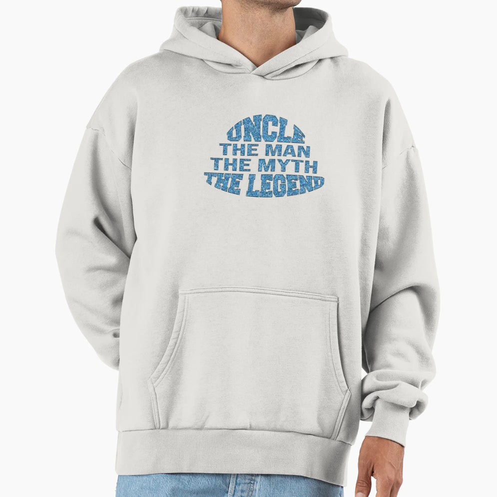 Uncle Life Legend Myth Legend Hoodie - Unique Graphic for Adults - T-Shirt, Sweatshirt, Hoodie