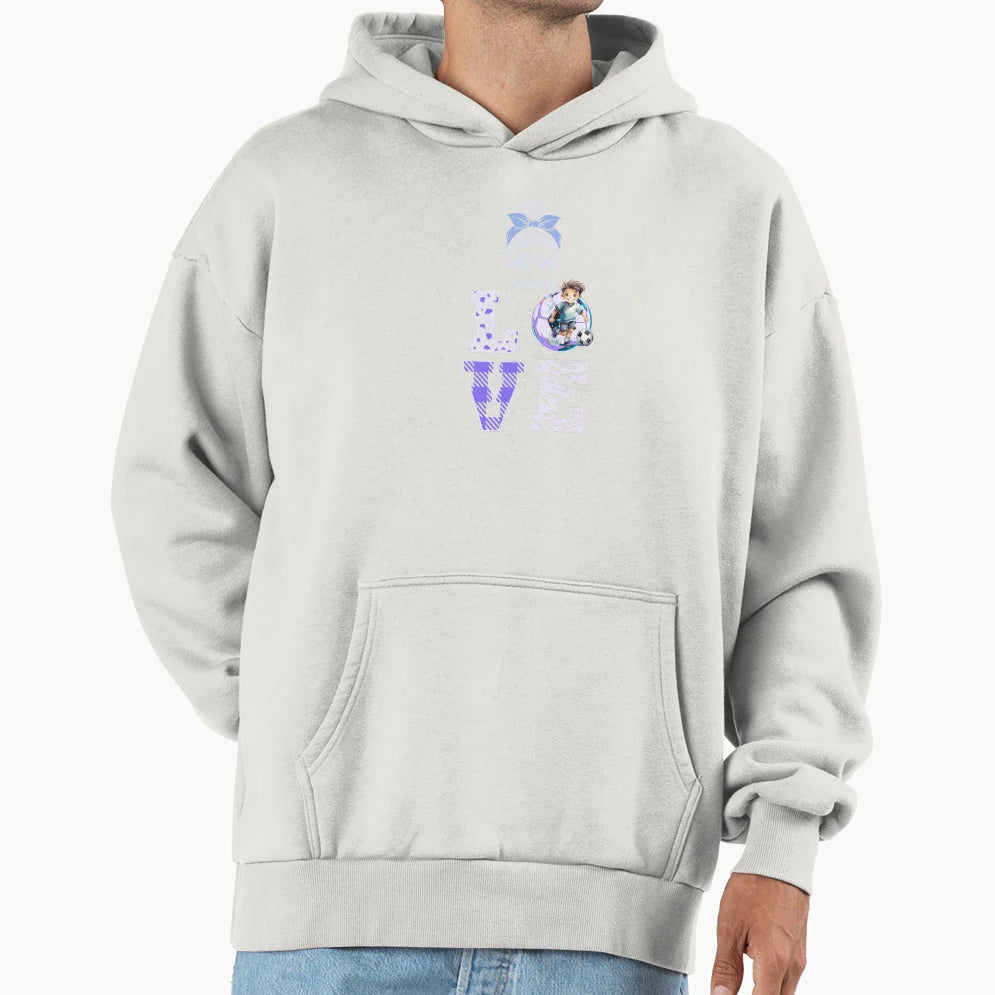 Soccer Mom Life Love Hoodie - Trendy Graphic Unisex - T-Shirt, Sweatshirt, Hoodie