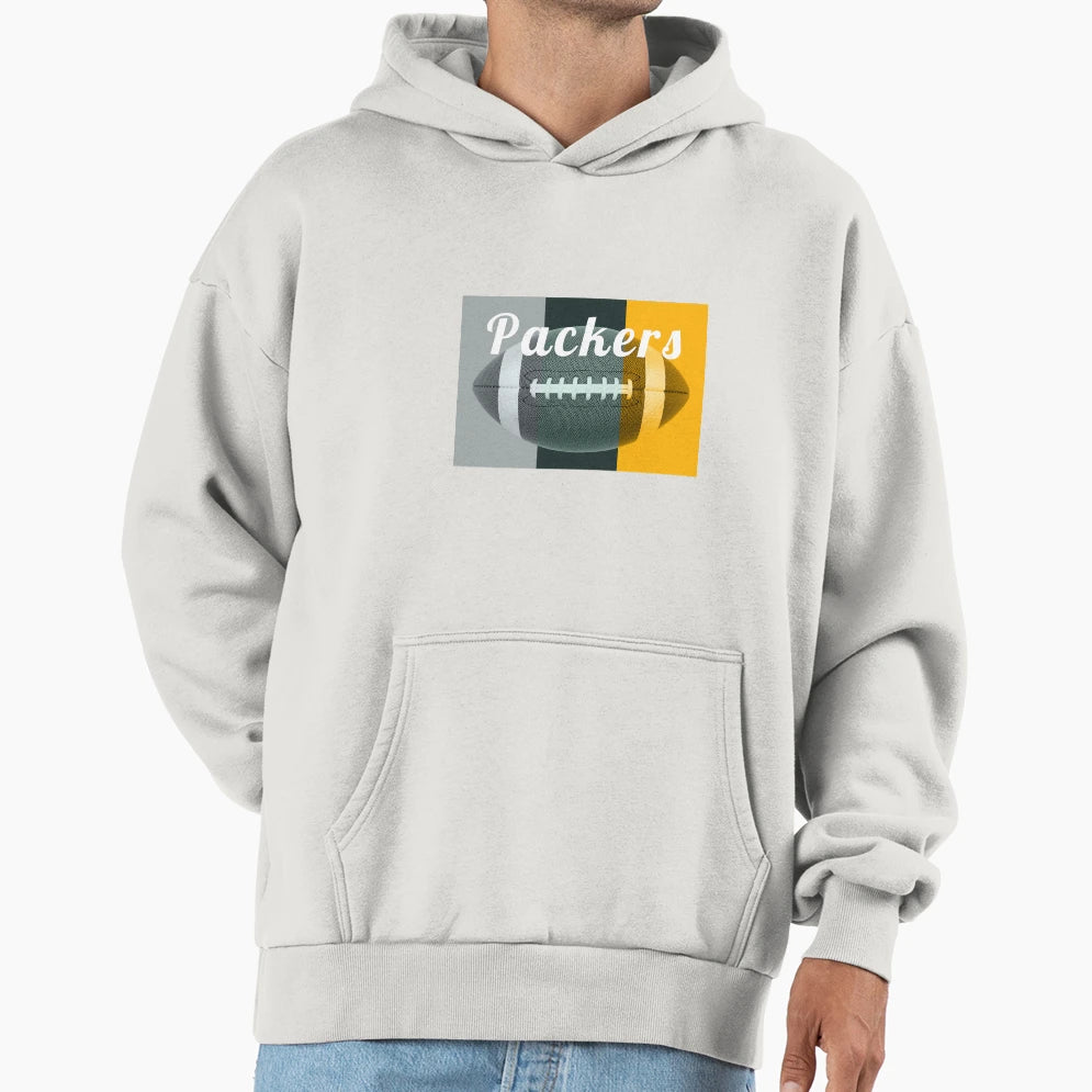 Football American Green Bay Packers Hoodie - Fun Novelty Design Men Women - T-Shirt, Sweatshirt, Hoodie