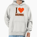 I Love Browns Hoodie - Novelty Apparel Men Women - T-Shirt, Sweatshirt, Hoodie