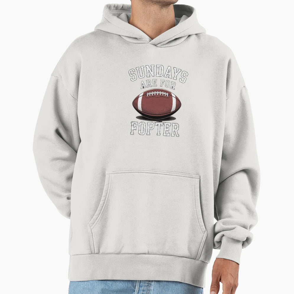 Game Day Fun Trendy Sundays Are Hoodie - Aesthetic Graphic for Adults - T-Shirt, Sweatshirt, Hoodie
