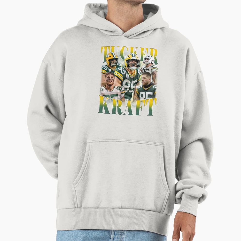 Tucker Kraft Football Hoodie - Streetwear Style Unisex - T-Shirt, Sweatshirt, Hoodie