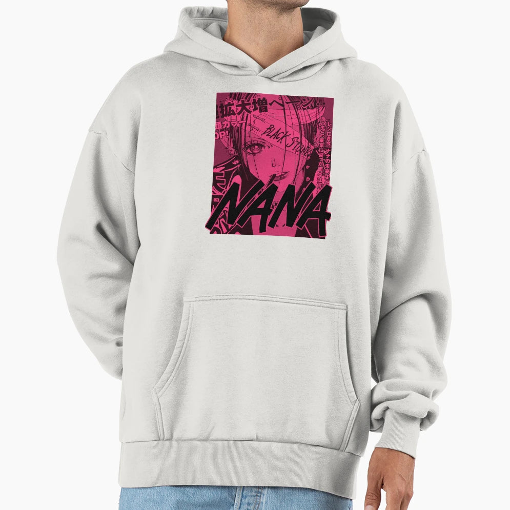 Nana Anime Nana Osaki Black Stones Hoodie - Minimalist Print for Adults - T-Shirt, Sweatshirt, Hoodie