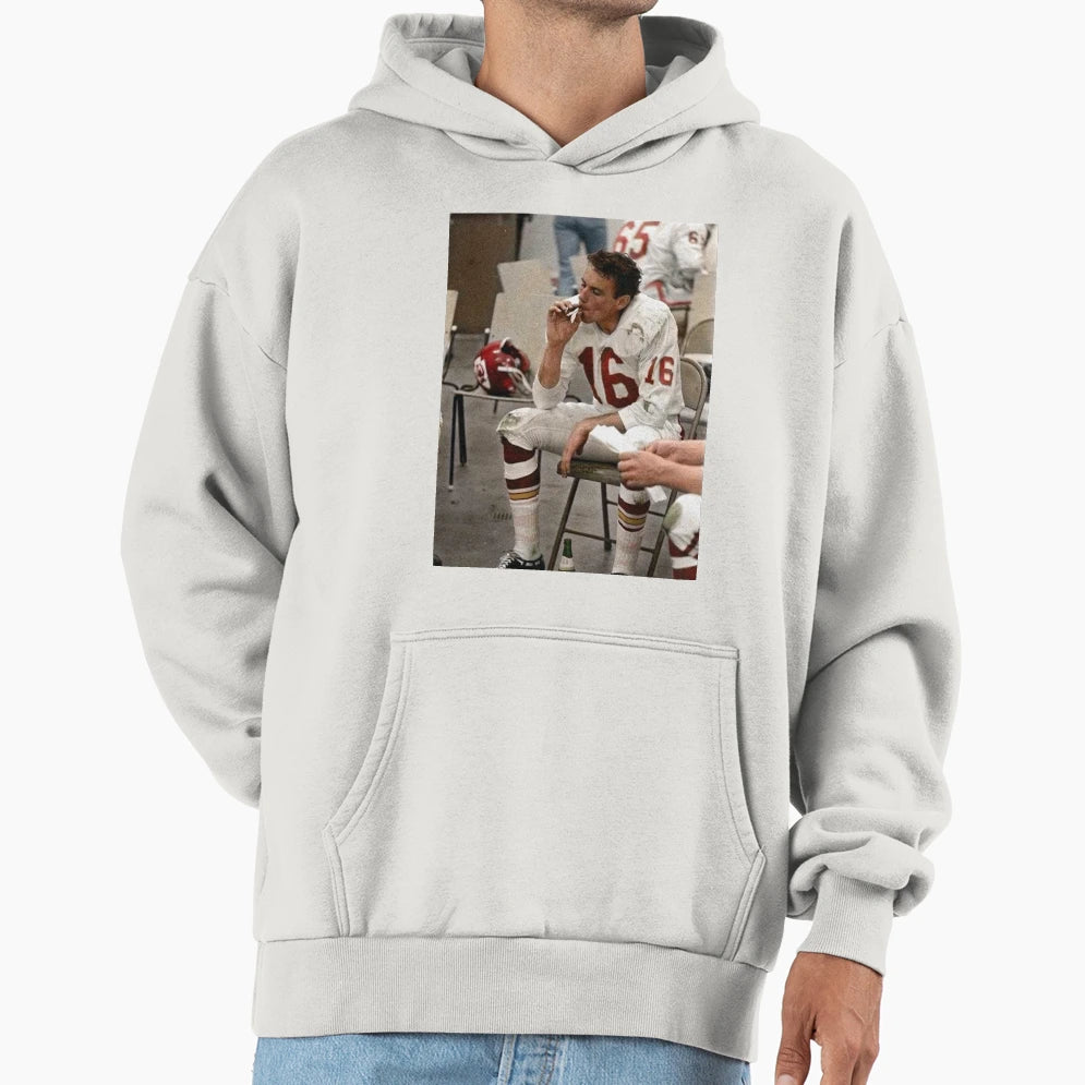 Len Dawson Cigarette Cloth Covering I Hoodie - Novelty Apparel for Adults - T-Shirt, Sweatshirt, Hoodie